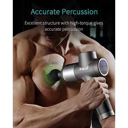 Muscle Massage Gun for Pain Relief, Percussion Massagers Handheld, Cordless Electric Massager Gun for Deep Tissue with 6 Massage Head