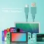 USB C Charger for Nintendo Switch, Fast Charging Cable for Nintendo Switch, MacBook, Pixel C, LG Nexus 5X G5, Nexus 6P/P9 Plus, One Plus 2, Sony XZ and More - Animal Crossing Blue (4.92ft) USB C Charger for Nintendo Switch, Fast Charging Cable for Nintendo Switch, MacBook, Pixel C, LG Nexus 5X G5, Nexus 6P/P9 Plus, One Plus 2, Sony XZ and More - Animal Crossing Blue (4.92ft)