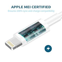 MFi Certified iPhone Charger MBYY, 5pack [6/6/6/10/10FT] Lightning Cable iPhone Cable USB Sync Cord Fast iPhone Charger Cable Compatible iPhone 11 Pro Max Xs X XR 8 7 6s 6 SE iPad iPod More