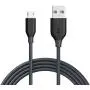 Anker Powerline Micro USB - Charging Cable, with Aramid Fiber and 5000+ Bend Lifespan for Samsung, Nexus, LG, Motorola, Android Smartphones and More (Gray, 6ft) Anker Powerline Micro USB - Charging Cable, with Aramid Fiber and 5000+ Bend Lifespan for Samsung, Nexus, LG, Motorola, Android Smartphones and More (Gray, 6ft)