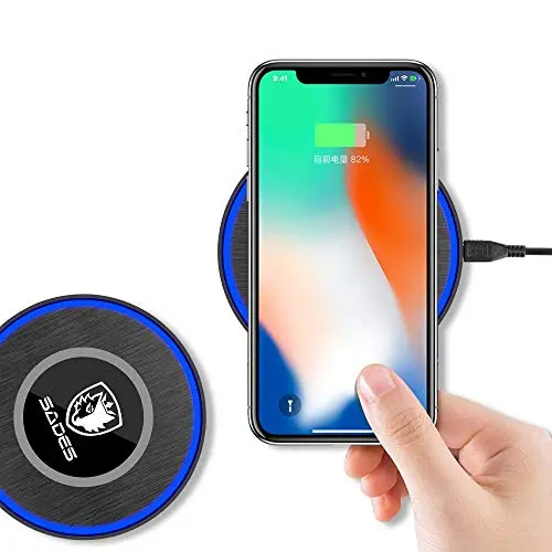 SADES Q20 Wireless Charger,Charging Pad for iPhone X / 8/8 Plus/Galaxy S8 / S8 Plus/Note 8 and All Support for wireless charging mobile phone SADES Q20 Wireless Charger,Charging Pad for iPhone X / 8/8 Plus/Galaxy S8 / S8 Plus/Note 8 and All Support for wireless charging mobile phone