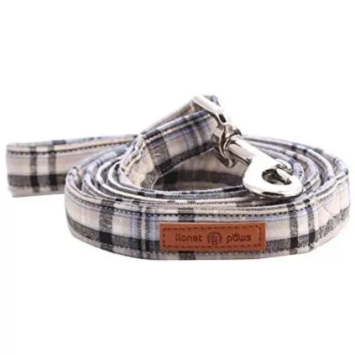 lionet paws Dog Leash Durable Handmade Grid Dog Leash Dog Walking Leash with Soft Handle for Cats and Small Medium Large Dogs lionet paws Dog Leash Durable Handmade Grid Dog Leash Dog Walking Leash with Soft Handle for Cats and Small Medium Large Dogs