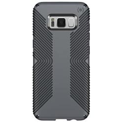 Speck Products Presidio Grip Cell Phone Case for Samsung Galaxy S8 - Graphite Grey/Charcoal Grey