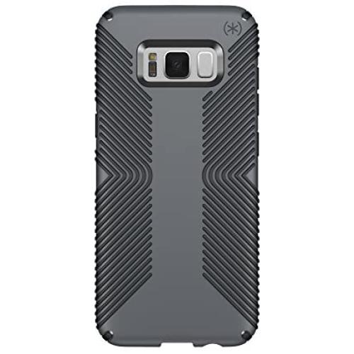 Speck Products Presidio Grip Cell Phone Case for Samsung Galaxy S8 - Graphite Grey/Charcoal Grey