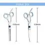 Petsvv 3 Pack Dog Grooming Scissors with Safety Round Tip, Perfect Stainless Steel Up-Curved Grooming Scissors Thinning Cutting Shears with Pet Grooming Comb for Dogs and Cats Petsvv 3 Pack Dog Grooming Scissors with Safety Round Tip, Perfect Stainless Steel Up-Curved Grooming Scissors Thinning Cutting Shears with Pet Grooming Comb for Dogs and Cats