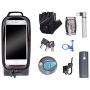 Bike Frame Bag, Bicycle Phone Holder, Waterproof Cycling Front Top Tube Pouch Bike Frame Phone Mount Pannier Crossbar Storage Bag for iPhone 11 Pro MAX XS MAX XR X 8 7 6 6S Plus Smartphone Below 6.5