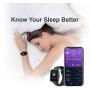 Smart Watch, UXD Fitness Activity Tracker with Sleep Heart Rate Monitor for Men Women 5ATM Waterproof Pedometer Smartwatches for iPhone Samsung Android Phones