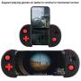 Ciglow Bluetooth Gamepads, Wireless Bluetooth Extendable Game Controller Bluetooth Controller Gamepad Joystick for 6.2 Inches iOS/Android Smartphone.