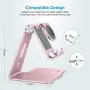 OMOTON Apple Watch Stand, Adjustable Cell Phone Stand, 2 in 1 Universal Apple Watch Charging Dock for Apple Watch Series 5/4/3/2/1 and iPhone SE/11/11 Pro/11 Pro Max/XR/Xs/Xs Max,Rose Gold OMOTON Apple Watch Stand, Adjustable Cell Phone Stand, 2 in 1 Universal Apple Watch Charging Dock for Apple Watch Series 5/4/3/2/1 and iPhone SE/11/11 Pro/11 Pro Max/XR/Xs/Xs Max,Rose Gold