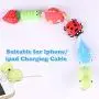 TUPARKA 18 Pcs Cable Protector for iPhone/ipad USB Cable, Plastic Cable Protectors Cute Fish Dinosaur Animals Charging Cable Saver, Phone Accessory Pr TUPARKA 18 Pcs Cable Protector for iPhone/ipad USB Cable, Plastic Cable Protectors Cute Fish Dinosaur Animals Charging Cable Saver, Phone Accessory Pr