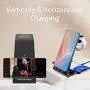 ZHIKE Wireless Charger, 3 in 1 Qi-Certified 10W Fast Charging Stand Compatible with iPhone SE 2020/11 Series/XS Max/XR/XS/8 Plus, Samsung S20/S20+,Airpods,Galaxy Watches and Buds(Not for Apple Watch) ZHIKE Wireless Charger, 3 in 1 Qi-Certified 10W Fast Charging Stand Compatible with iPhone SE 2020/11 Series/XS Max/XR/XS/8 Plus, Samsung S20/S20+,Airpods,Galaxy Watches and Buds(Not for Apple Watch)