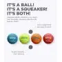 Outward Hound Squeaker Ballz Squeaky Tennis Ball Dog Toys