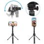 Selfie Stick,45 Inch Extendable Selfie Stick Tripod with Rechargeable Wireless Remote and Phone Tripod Stand,Compatible with iPhone 11 Pro Xs X 8 7 6 Plus,Samsung Galaxy Note10 S10 S9 S8,Gopro