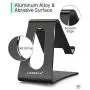 LORERAN Cell Phone Stand, Phone Dock, Phone Holder, Cradle for Smartphone and Tablet, Aluminum Stand Compatible with Samsung iPhone 11 Pro Xs Xs Max Xr X 8 7 6 6s Plus 5 5s 5c - (Black) LORERAN Cell Phone Stand, Phone Dock, Phone Holder, Cradle for Smartphone and Tablet, Aluminum Stand Compatible with Samsung iPhone 11 Pro Xs Xs Max Xr X 8 7 6 6s Plus 5 5s 5c - (Black)