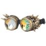 Steampunk Goggles Rainbow Crystal Glass Lens Kaleidoscope Goggles Perfect for Halloween,Cosplay,Photo Prop,Outdoor Sports