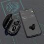 Wireless Earbuds Bluetooth 5.0 Wireless Earbuds IPX8 Waterproof with Charging Case in Ear Built in Mic Headset Deep Bass Wireless Headphones Sport 120H Playtime Stereo Sound for iOS and Android Black