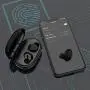 Wireless Earbuds Bluetooth 5.0 Wireless Earbuds IPX8 Waterproof with Charging Case in Ear Built in Mic Headset Deep Bass Wireless Headphones Sport 120H Playtime Stereo Sound for iOS and Android Black
