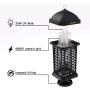 Endbug Bug Zapper Outdoor Insect Killer , 25W 4200V Waterproof Electric Mosquito Fly Trap for Home Garden Patio Backyard