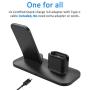 Wireless Charger, 3 in 1 Charging Station for Apple, Wireless Charging Stand Apple Watch Charger for Apple Watch and iPhone Airpod Compatible for iPhone X/XS/XR/Xs Max/8 Plus iWatch 4 3 2 1 Airpods1 2