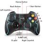EasySMX Wireless 2.4g Game Controller Support PC (Windows XP/7/8/8.1/10) and PS3, Android, Vista, TV Box Portable Gaming Joystick Handle (Wireless Game Controller Camouflage)