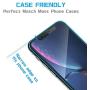 MANTO Screen Protector Compatible with iPhone 11 and iPhone XR 6.1 Inch Full Coverage Tempered Glass Film (3-Pack), 3D Touch, Anti Fingerprint, Black