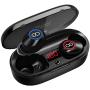 VEATOOL 5.0 Bluetooth Headphones  Binaural Call True Wireless Earbuds 20H Playtime HD Stereo Bass Sound Mini in Ear Bluetooth Earphones with Built in Mic and Charging Case for Sports Running