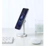 Sakula Magnetic Mount Tabletop Holder, Cell Phone Desk Stands 360 Rotation Hands Free Magnetic Phone Stand Silver