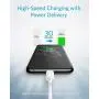 USB C to Lightning Cable (6 ft), Anker Powerline III MFi Certified Fast Charging Lightning Cable for iPhone 11 Pro 11 Pro Max X XS XR Max 8 Airpods Pro, Supports Power Delivery (White)