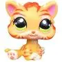 LPSCB Custom-Made Baby for Short Hair Cat #1451 Striped Orange Tiger 1 Inch Kitty Mini Pet Shop Toys