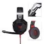 KOTION Each Gaming Headset for PS4,PC,Xbox One,Professional Noise Lsolation, Over Ear Headphones with Mic,LED Light,Bass Surround,Soft Memory Earmuffs,Gaming Headphones-RED(Adapter Not Included)