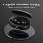 Mini Wireless Earbuds 5.0 UP to 50 Hrs Playtime, Deep Bass Stereo Sound, Advanced Noise Cancellation & Wireless 2200mAh Charging Case, Bluetooth 5.0 Headphones with Light Weight of 3G for Each Piece