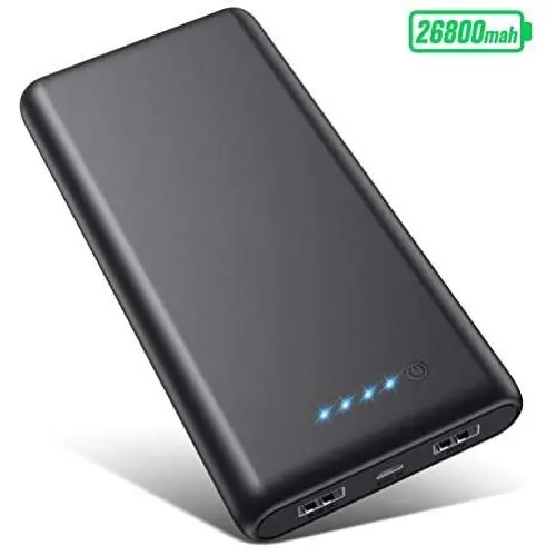 Portable Charger Power Bank 26800mah, Ultra-High Capacity Safer External Cell Phone Battery Pack Compact with High-Performance Cells & 2 USB Output, Smart Charge for Smartphone, Android, Tablet & etc Portable Charger Power Bank 26800mah, Ultra-High Capacity Safer External Cell Phone Battery Pack Compact with High-Performance Cells & 2 USB Output, Smart Charge for Smartphone, Android, Tablet & etc