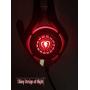 Pro Gaming Headset for PC PS4 Xbox One Surround Sound Over-Ear Headphones with Mic LED Light Bass Surround Soft Memory Earmuffs for Computer Laptop Switch Games Kid’s Boy’s Teen’s Gifts