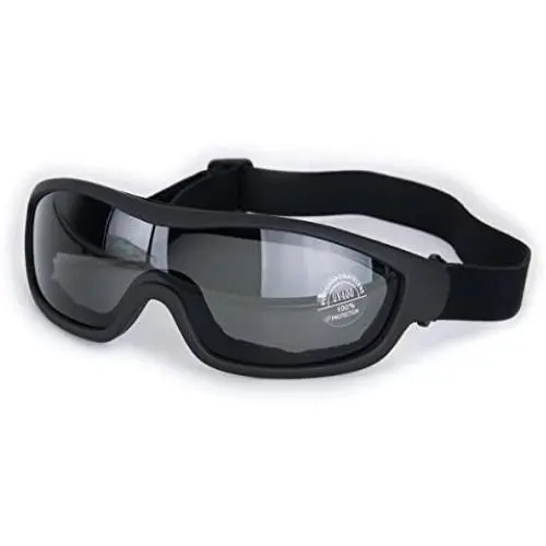 Viriber Motorcycle Goggles Bike Goggles UV Protective Outdoor Glasses Dust-proof Protective Combat Goggles Military Sunglasses Outdoor Tactical Goggles (Deep Black) Viriber Motorcycle Goggles Bike Goggles UV Protective Outdoor Glasses Dust-proof Protective Combat Goggles Military Sunglasses Outdoor Tactical Goggles (Deep Black)