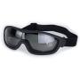 Viriber Motorcycle Goggles Bike Goggles UV Protective Outdoor Glasses Dust-proof Protective Combat Goggles Military Sunglasses Outdoor Tactical Goggles (Deep Black)