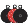 [3 Pack] Dashboard Pad Mounting Disk for Suction Cup Phone Mount & for Tom Tom Garmin GPS Suction Mount Sat Nav Dash Cam Holder Stick On Universal Dash Mount Pad w/3M Adhesive 70mm Diameter 3 Pcs