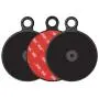 [3 Pack] Dashboard Pad Mounting Disk for Suction Cup Phone Mount & for Tom Tom Garmin GPS Suction Mount Sat Nav Dash Cam Holder Stick On Universal Dash Mount Pad w/3M Adhesive 70mm Diameter 3 Pcs