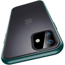 Meifigno Magic Series iPhone 11 Case [Military Grade Drop Tested], Translucent Matte PC with Soft Edges, Shockproof iPhone 11 Cover Case Compatible with Apple iPhone 11 6.1 Inch (2019), Green