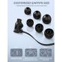 Earbuds with Microphone, Vogek Earphones Noise Isolating, in-Ear Headphones with HiFi Stereo & Powerful Bass 3.5mm Interface Compatible with iPhone and Android Smartphones, iPod, iPad, MP3 Player