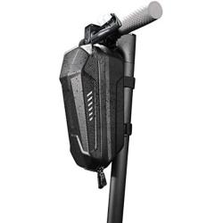 Linjin Scooter Storage Bag, Electric Scooter Front Hanging Bag,Hard Shell Waterproof Scooter Storage Bag for Kick Scooters Folding Bike