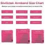 Bivilictek Cell Phone Armband for Phone Running Armband Sleeve Holder for iPhone X/XS/XR/Max/Plus & Samsung Galaxy S10/S9/Plus with Mp3 Key Holder (Pink Small)