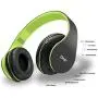Bluetooth Headphones Over-Ear, Zihnic Foldable Wireless and Wired Stereo Headset Micro SD/TF, FM for Cell Phone,PC,Soft Earmuffs &Light Weight for Prolonged Waring(Black/Green) Bluetooth Headphones Over-Ear, Zihnic Foldable Wireless and Wired Stereo Headset Micro SD/TF, FM for Cell Phone,PC,Soft Earmuffs &Light Weight for Prolonged Waring(Black/Green)