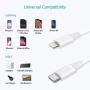 Xcords USB C to Lightning Cable, [2Pack 3FT Apple Mfi Certified] Charging Syncing Cord Compatible with iPhone 11/11Pro/11Pro MAX/XS/XS MAX/XR/X/8/8Plus (Use USB-C Wall Charger)