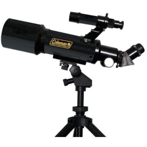 Coleman AT70 AstroWatch Portable 70mm Refractor Telescope with Portable Tripod & Carrying Case