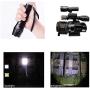 Flashlight,Ruspike 1000 High Lumen Super Bright LED Tactical Flashlight with 6 modes, Adjustable Focus Flashlight Smartphone Video Light Kit for Camping Hiking