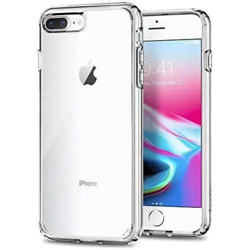 Spigen Ultra Hybrid [2nd Generation] Designed for Apple iPhone 8 Plus Case (2017) / Designed for iPhone 7 Plus Case (2016) - Crystal Clear