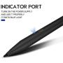 Awinner Active Stylus Pen, Adjustable Fine Tip for Pad Pro, iPad,ipad Mini 4,iPhone,Most Android Tablets,Tablet PC and Smartphones-Black