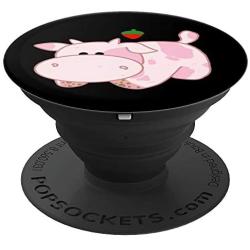 Strawberry Cow PopSockets Grip and Stand for Phones and Tablets