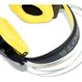 Gaming Headset for PS4, Comfort Noise Reduction Crystal Clarity 3.5mm LED Professional Headphone with Mic for Xbox One PC Laptop Tablet Mac Smart Phone (G808 yellow)