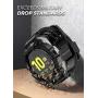 SUPCASE [Unicorn Beetle Pro] Series Case for Galaxy Watch Active 2 [44mm] 2019 Release, Rugged Protective Case with Strap Bands for Galaxy Watch Active 2 [44mm] (Black)